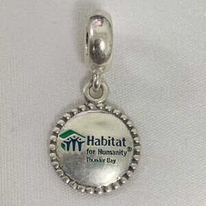 Pandora Habitat For Humanity Thunder Bay Charm, S925 Silver Jewelry